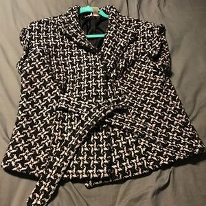 CJ Banks Houndstooth Vest/Jacket